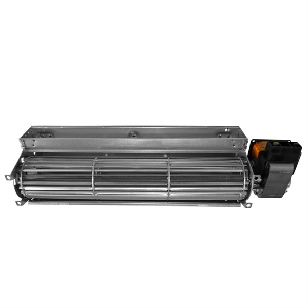 Warmluftgebläse / Tangentialventilator für Pelletofen - Länge 30 cm Durchmesser 6 cm